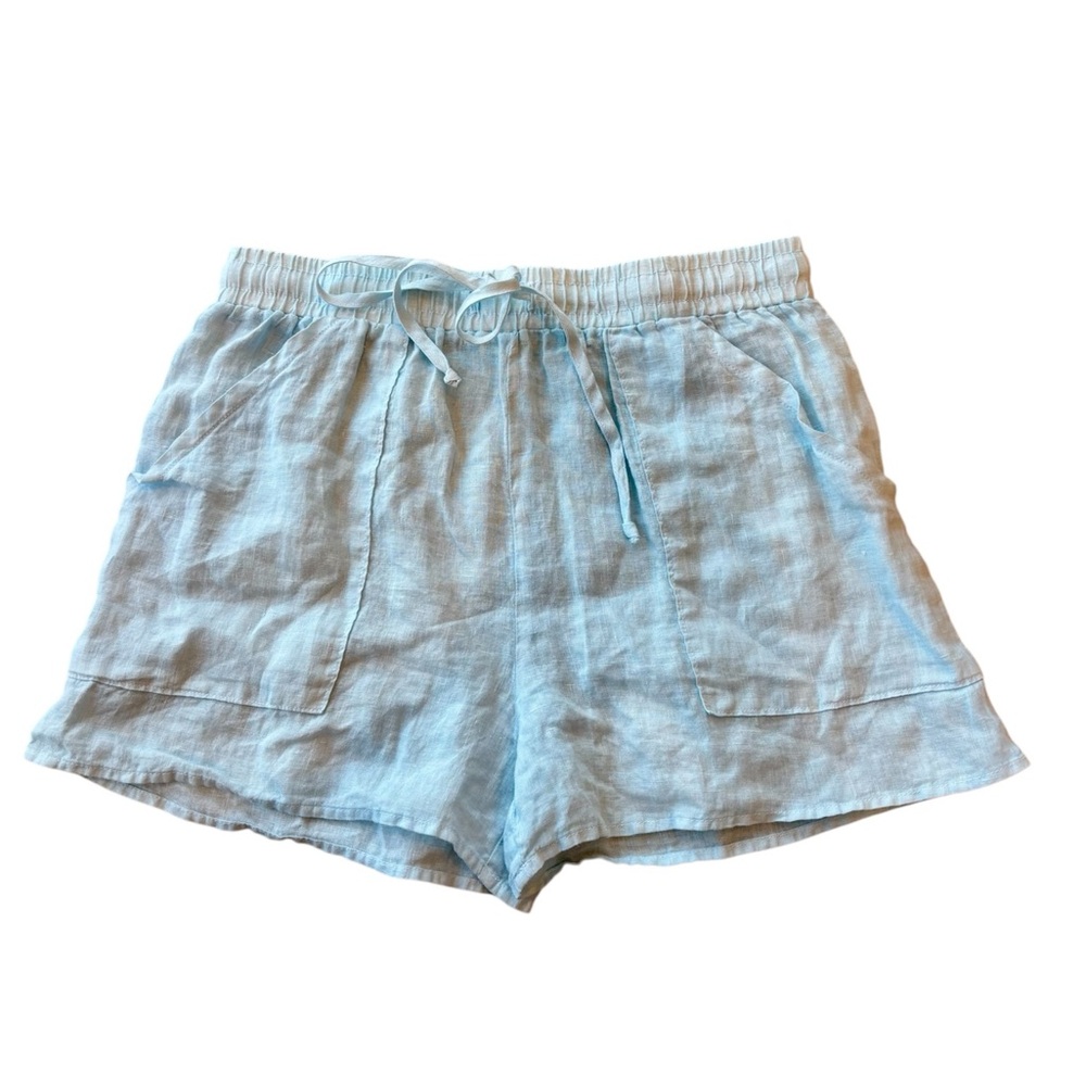 Stark X Wome’s Shorts Blue 100% Linen Size Small